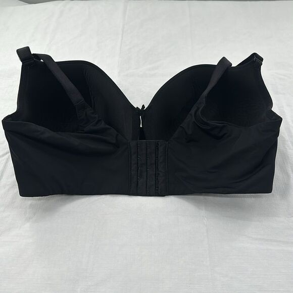 Torrid Bra Womens Plus 40F Black Nylon Spandex Back Close Adjustable - Picture 3 of 10
